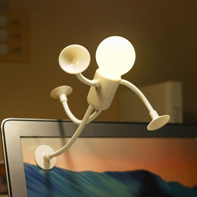 Flexible Desk Lamp with Suction Cup – Playful and Adjustable Lighting for Home or Work