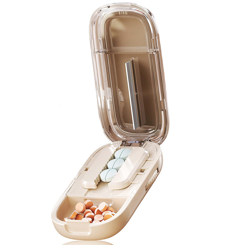 Smart Pill Cutter with Storage – Precise and Handy for Daily Use