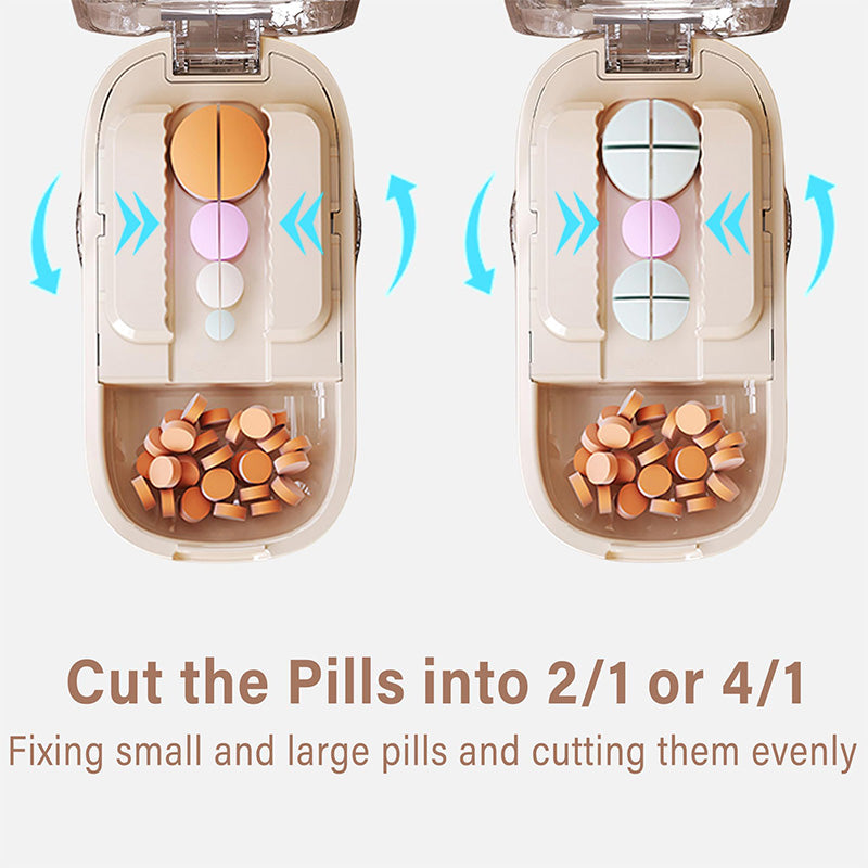 Smart Pill Cutter with Storage – Precise and Handy for Daily Use