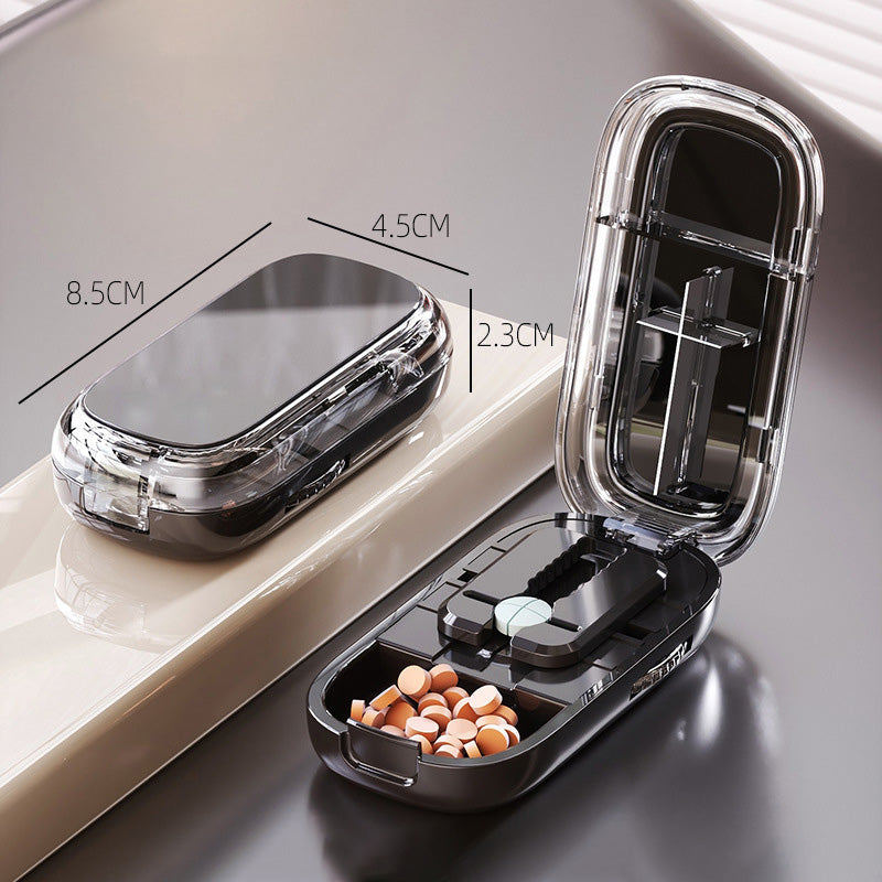 Smart Pill Cutter with Storage – Precise and Handy for Daily Use