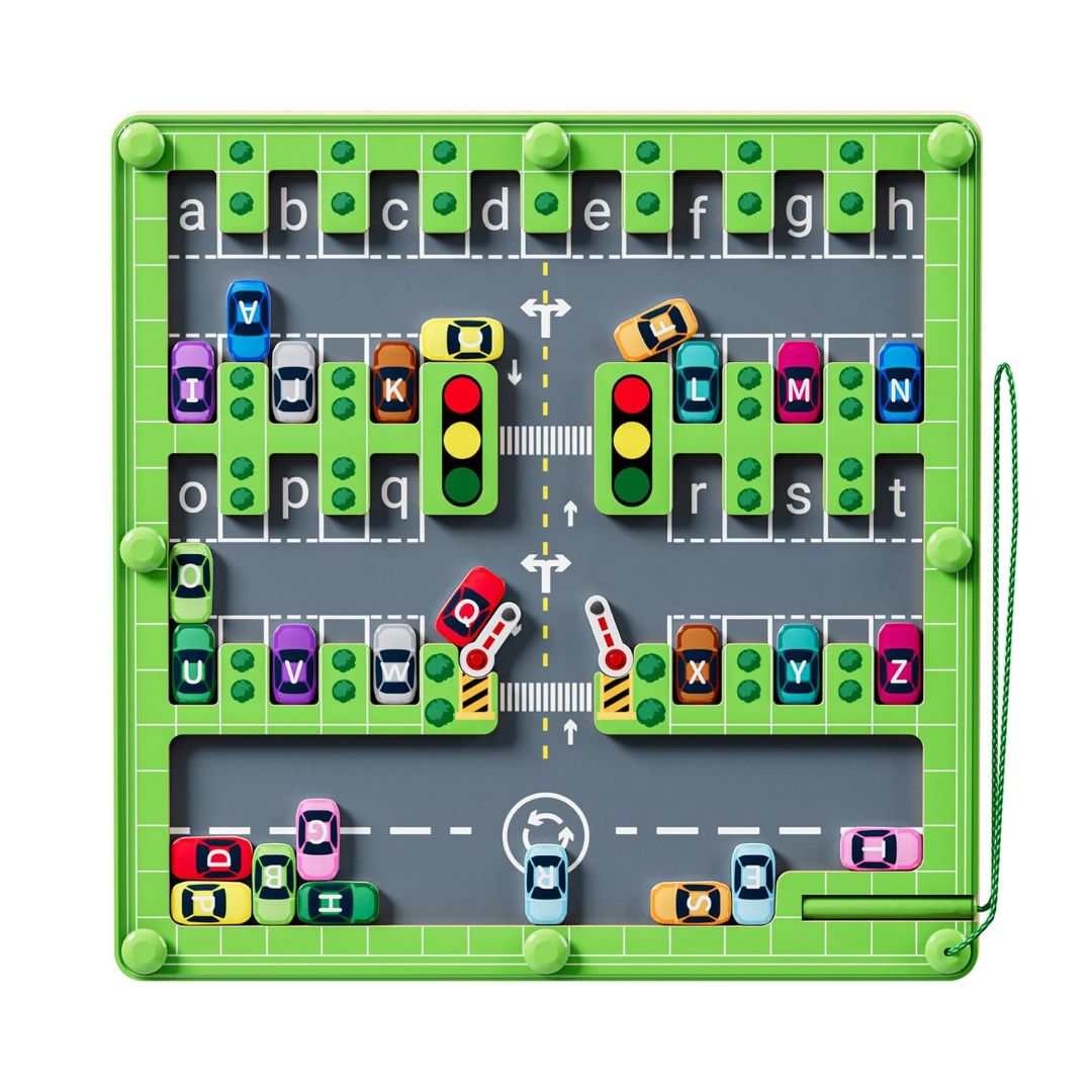 Toddler Parking Adventure - Learn and Play with Letters