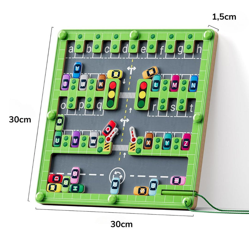 Toddler Parking Adventure - Learn and Play with Letters