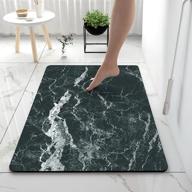 AquaArt Luxe Bath Mat - Water-Absorbing and Quick-Drying