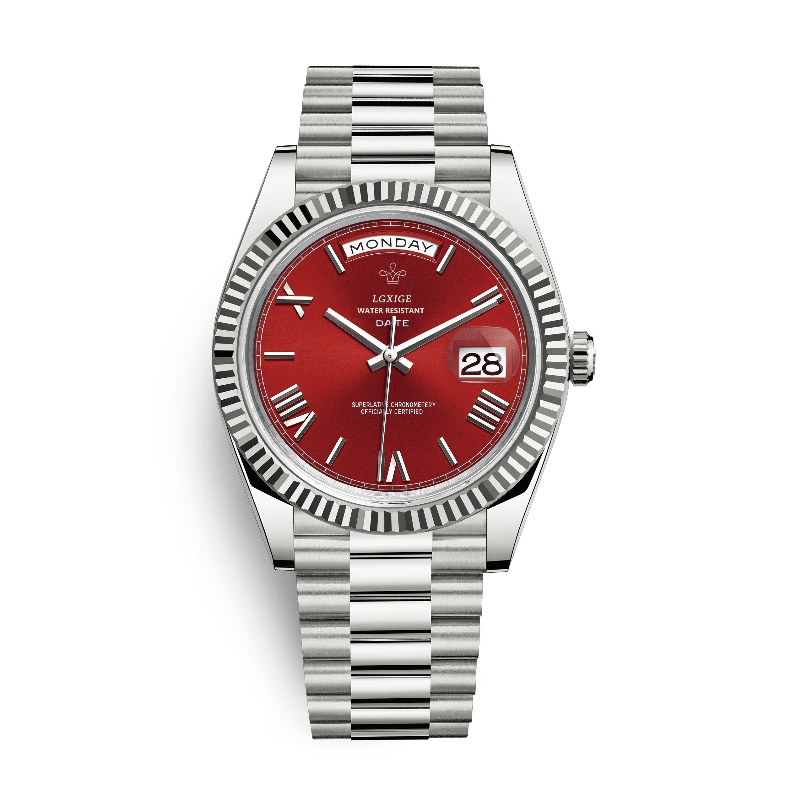 Automatic Men's Watch with Day and Date Display – Timeless and Elegant