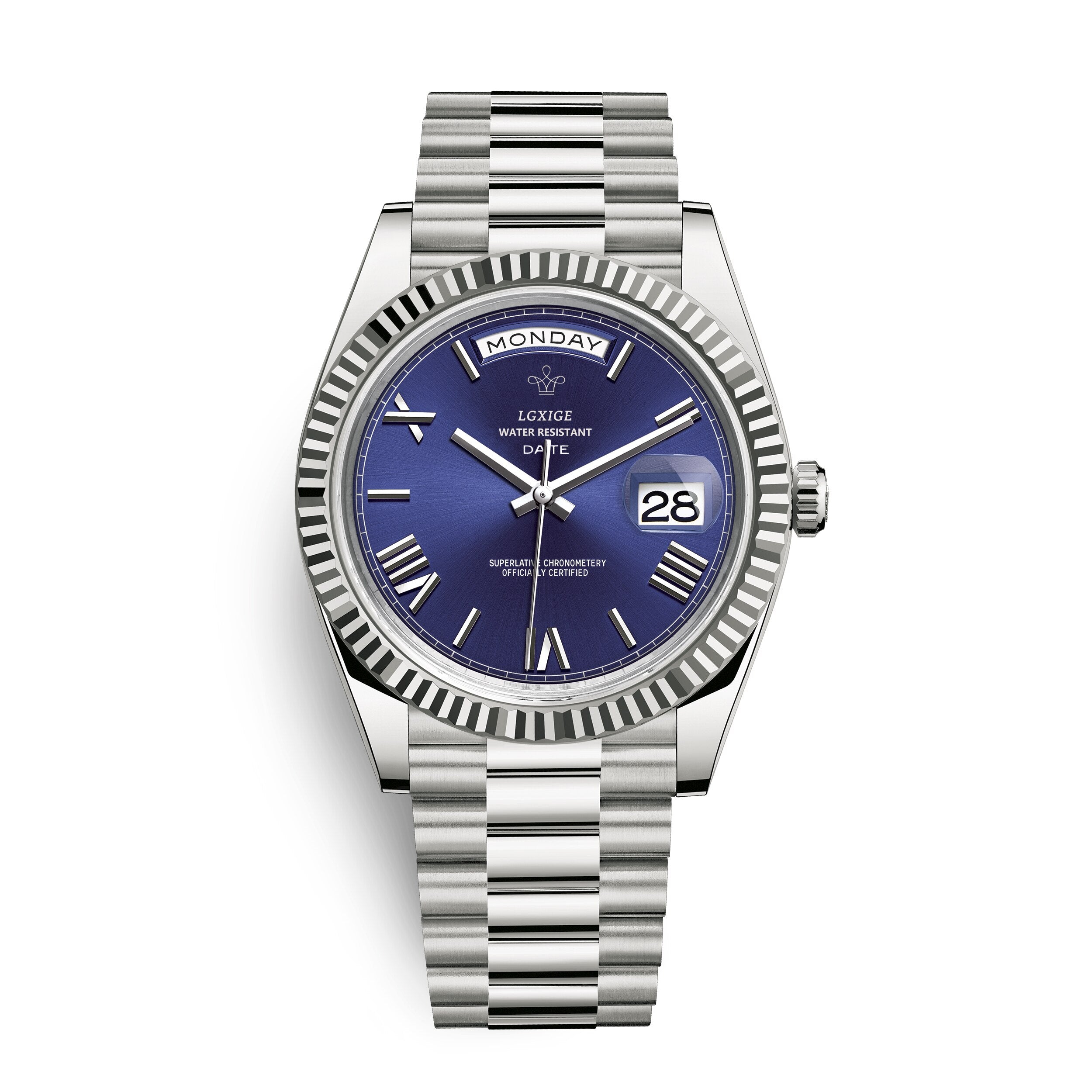 Automatic Men's Watch with Day and Date Display – Timeless and Elegant