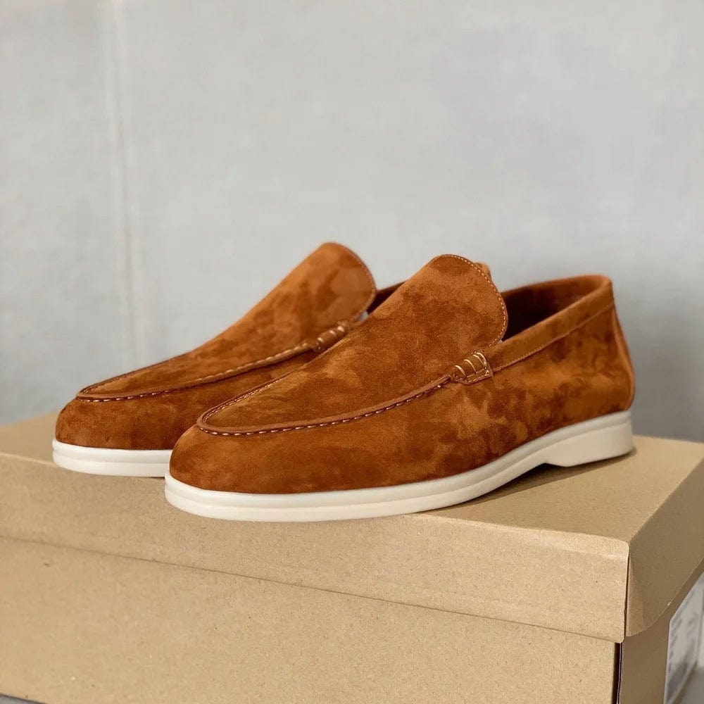 Verona - Suede Loafers – Italian Elegance