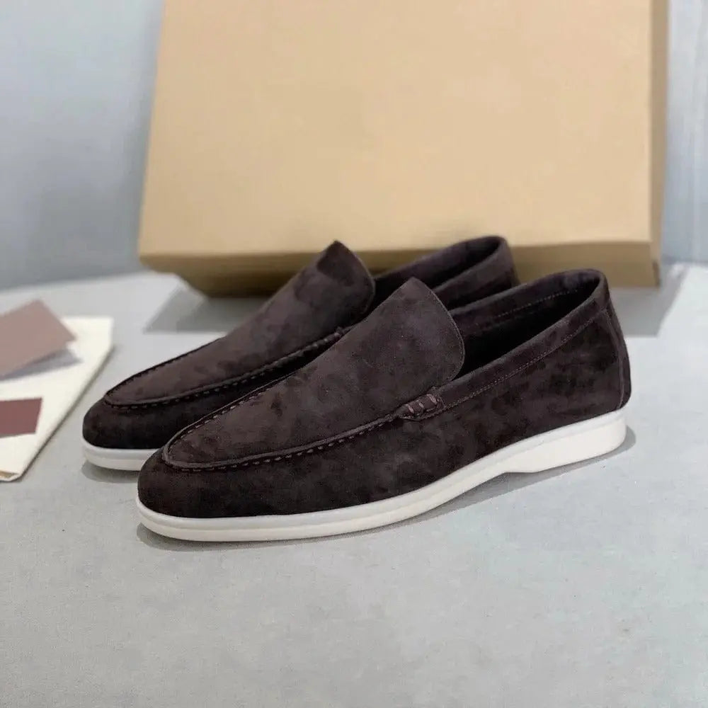 Verona - Suede Loafers – Italian Elegance