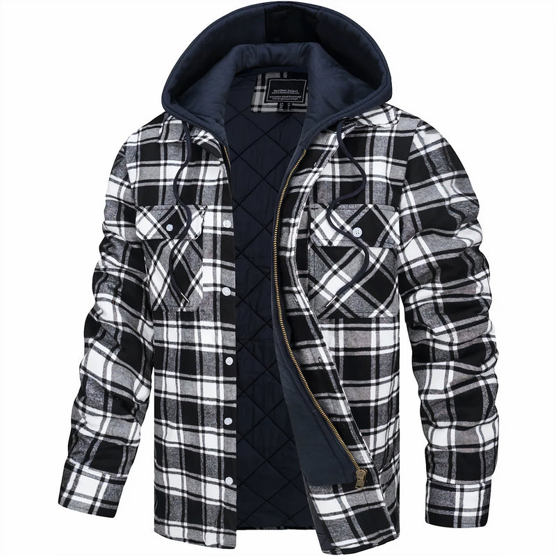 Explorer Flannel Winter Jacket - Warm and Tough for Outdoor Adventures