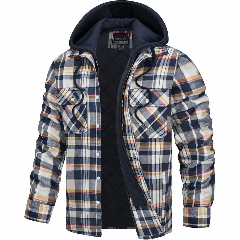 Explorer Flannel Winter Jacket - Warm and Tough for Outdoor Adventures