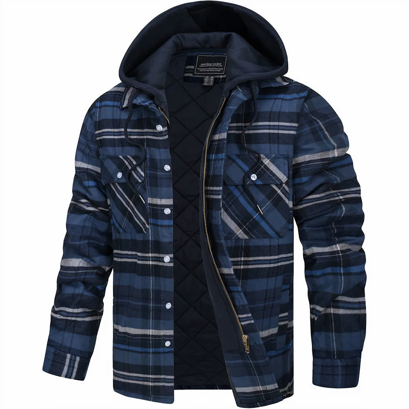 Explorer Flannel Winter Jacket - Warm and Tough for Outdoor Adventures