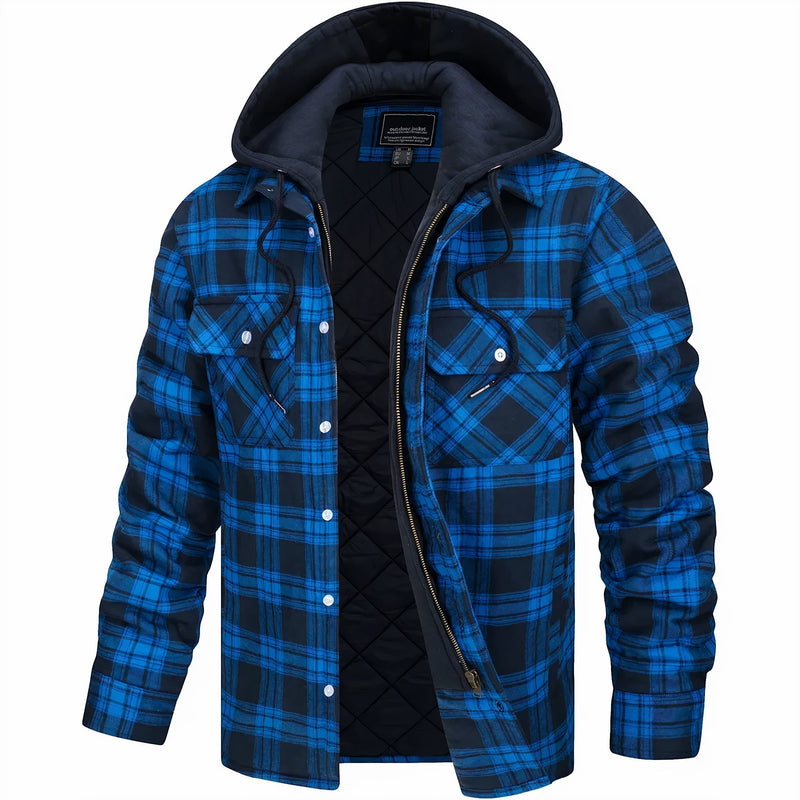 Explorer Flannel Winter Jacket - Warm and Tough for Outdoor Adventures