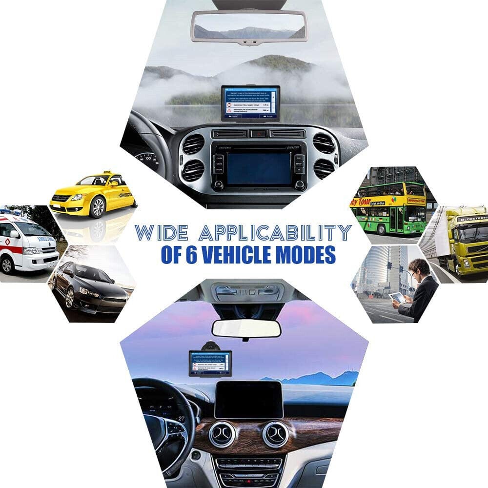 7 Inch GPS Navigation System – Reliable Route Guidance for Cars and Trucks