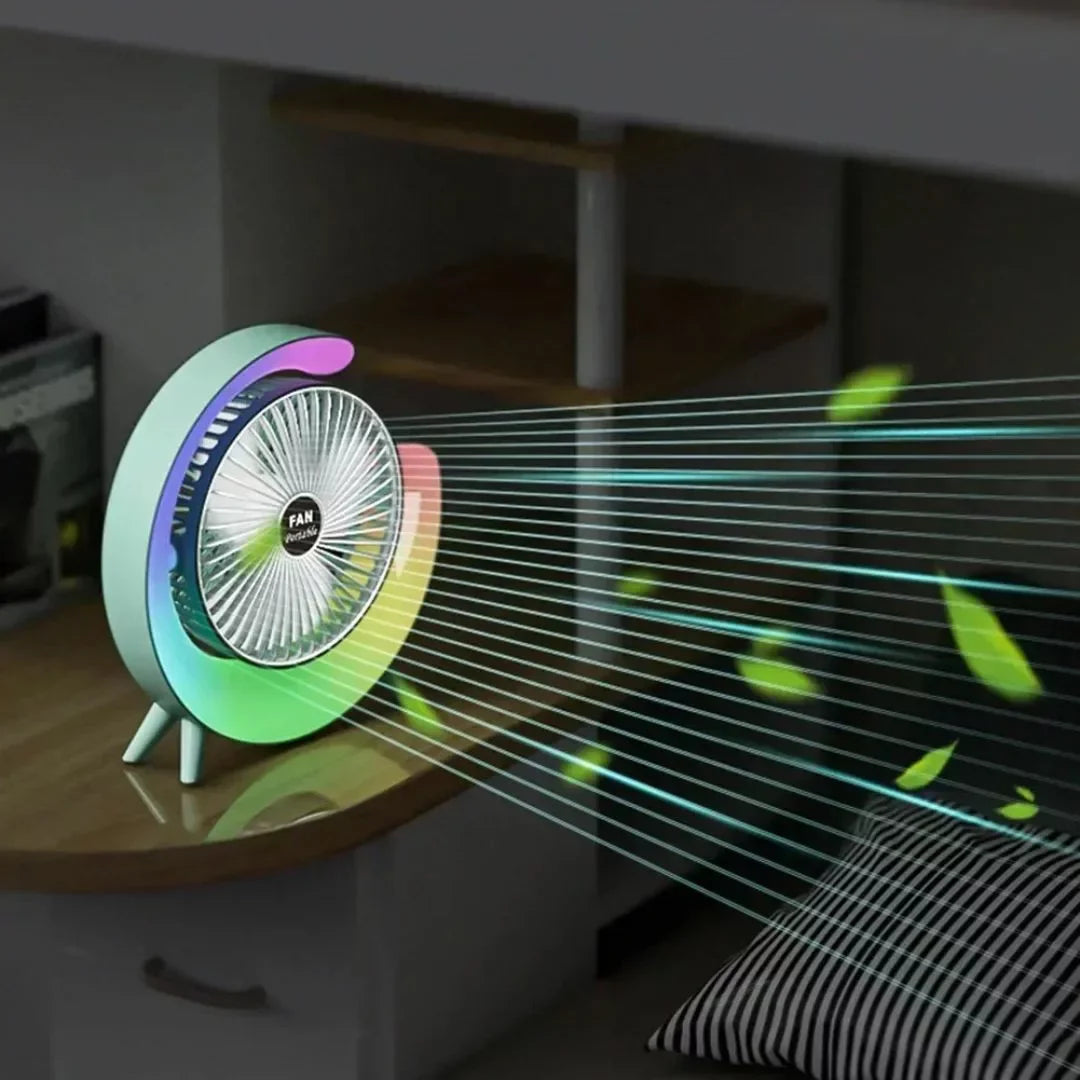 Design LED Fan for Indoor and Outdoor Use – Fresh and Stylish