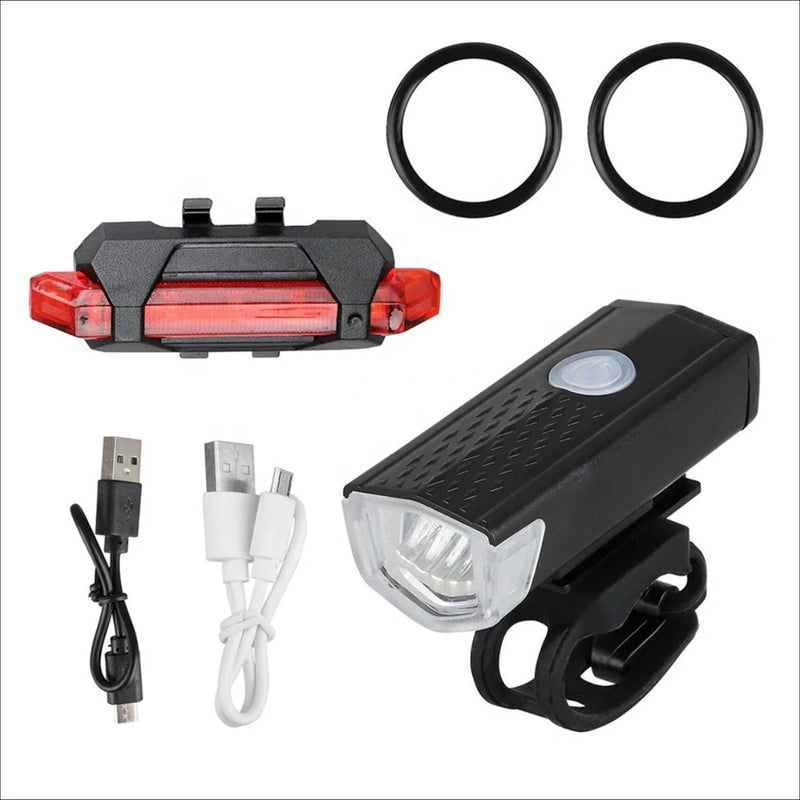 VoltBeam USB Bike Light Set – Safety and Convenience with Rechargeable Batteries