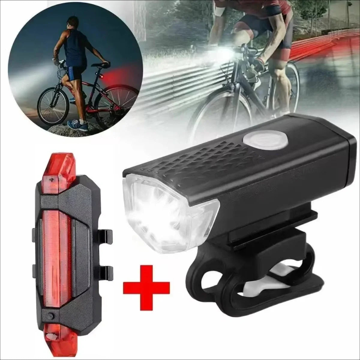VoltBeam USB Bike Light Set – Safety and Convenience with Rechargeable Batteries