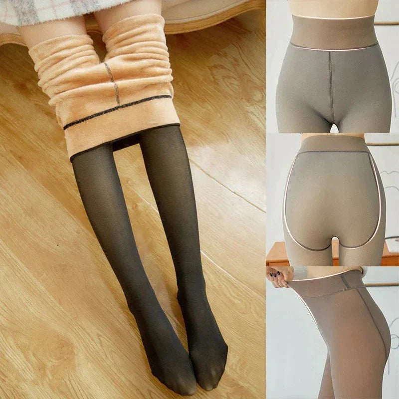 Wolf Extra Warm Leggings - Comfortable and Stylish for Cold Days