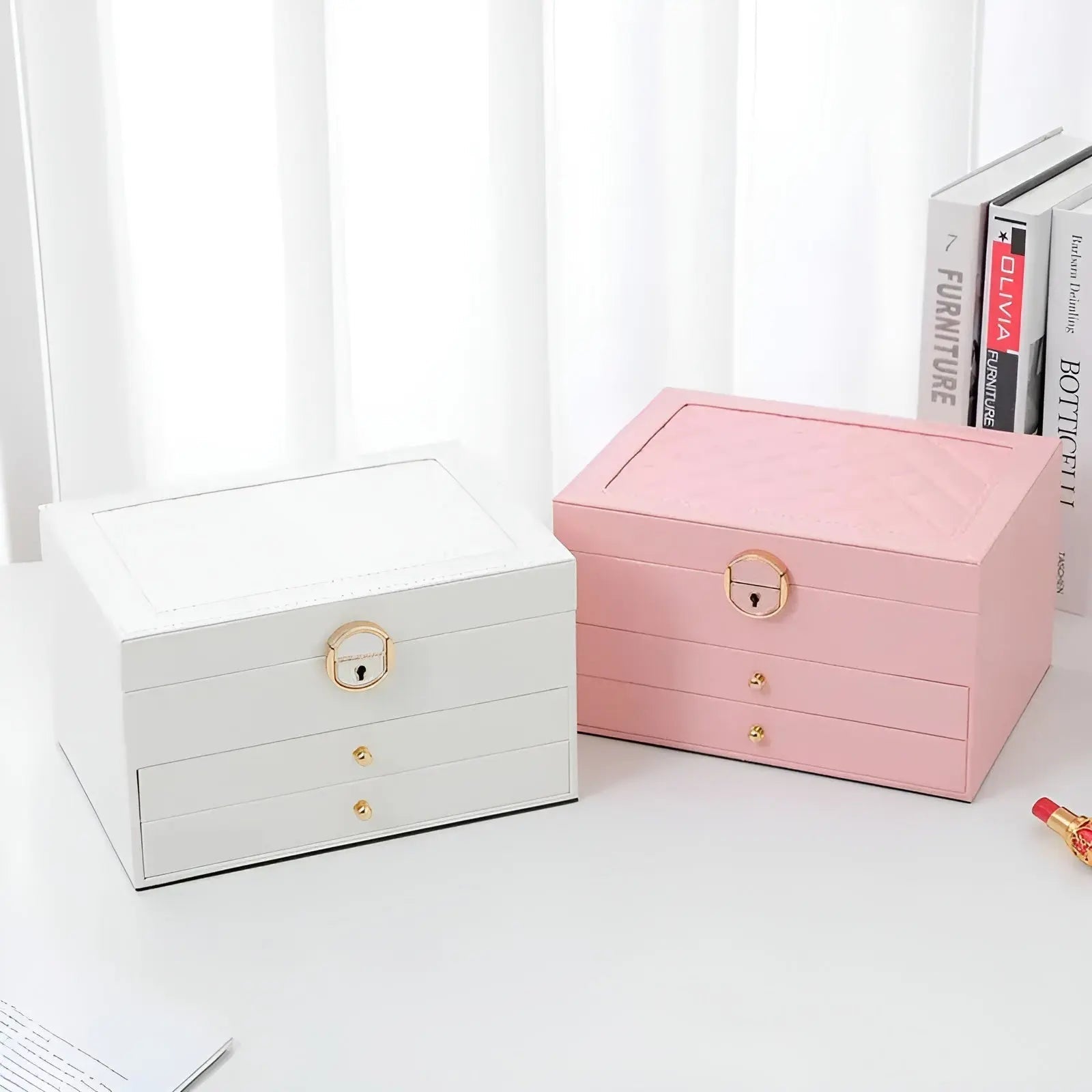 Luxury Multi-Layer Jewellery Box – Stylish & Durable Organiser